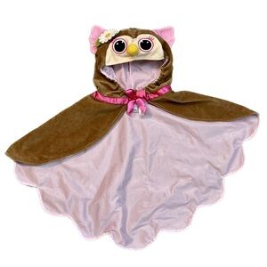 2015 Toys R Us Koala Kids Hooded Owl Cape/Cloak Costume Size 18/24 Months